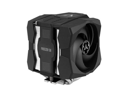 Arctic ACFRE00065A Freezer 50 - Multi Compatible Dual Tower CPU Cooler with A-RGB CPU Cooler for AMD