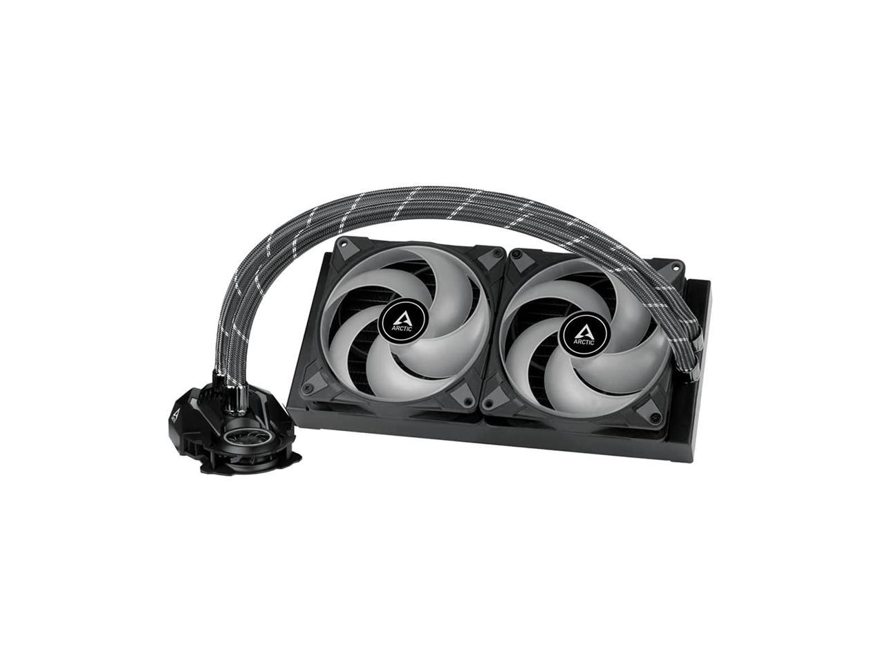 ARCTIC Liquid Freezer II 280 A-RGB - Multi-Compatible All-in-one A-RGB CPU AIO Water Cooler, Black ACFRE00106A