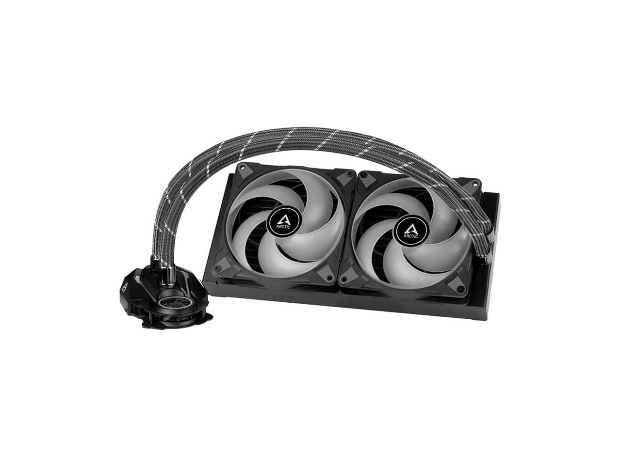 ARCTIC Liquid Freezer II 280 RGB - Multi-Compatible All-in-one RGB CPU AIO Water Cooler, Black ACFRE00108A