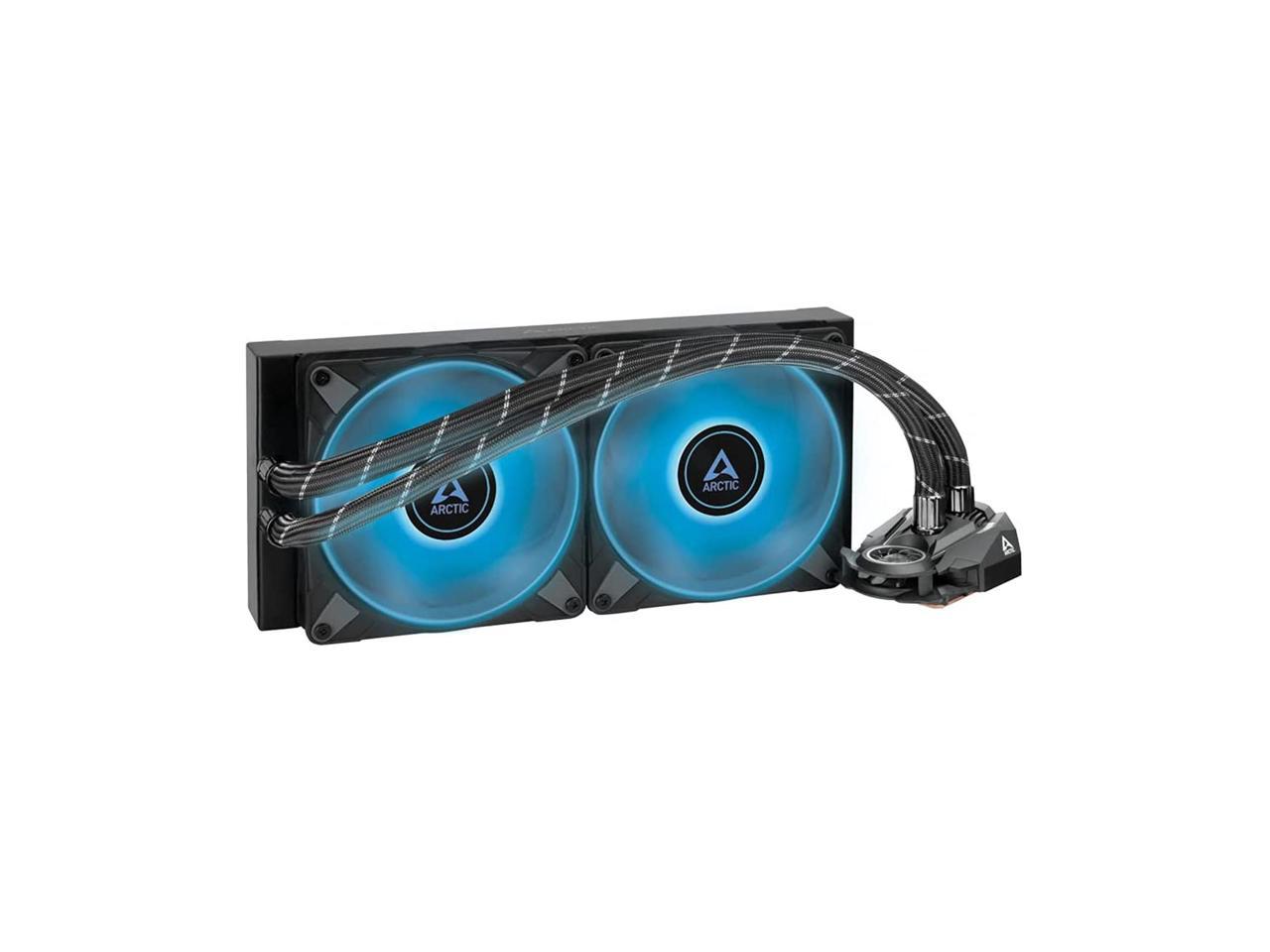 ARCTIC Liquid Freezer II 280 RGB - Multi-Compatible All-in-one RGB CPU AIO Water Cooler, Black ACFRE00108A