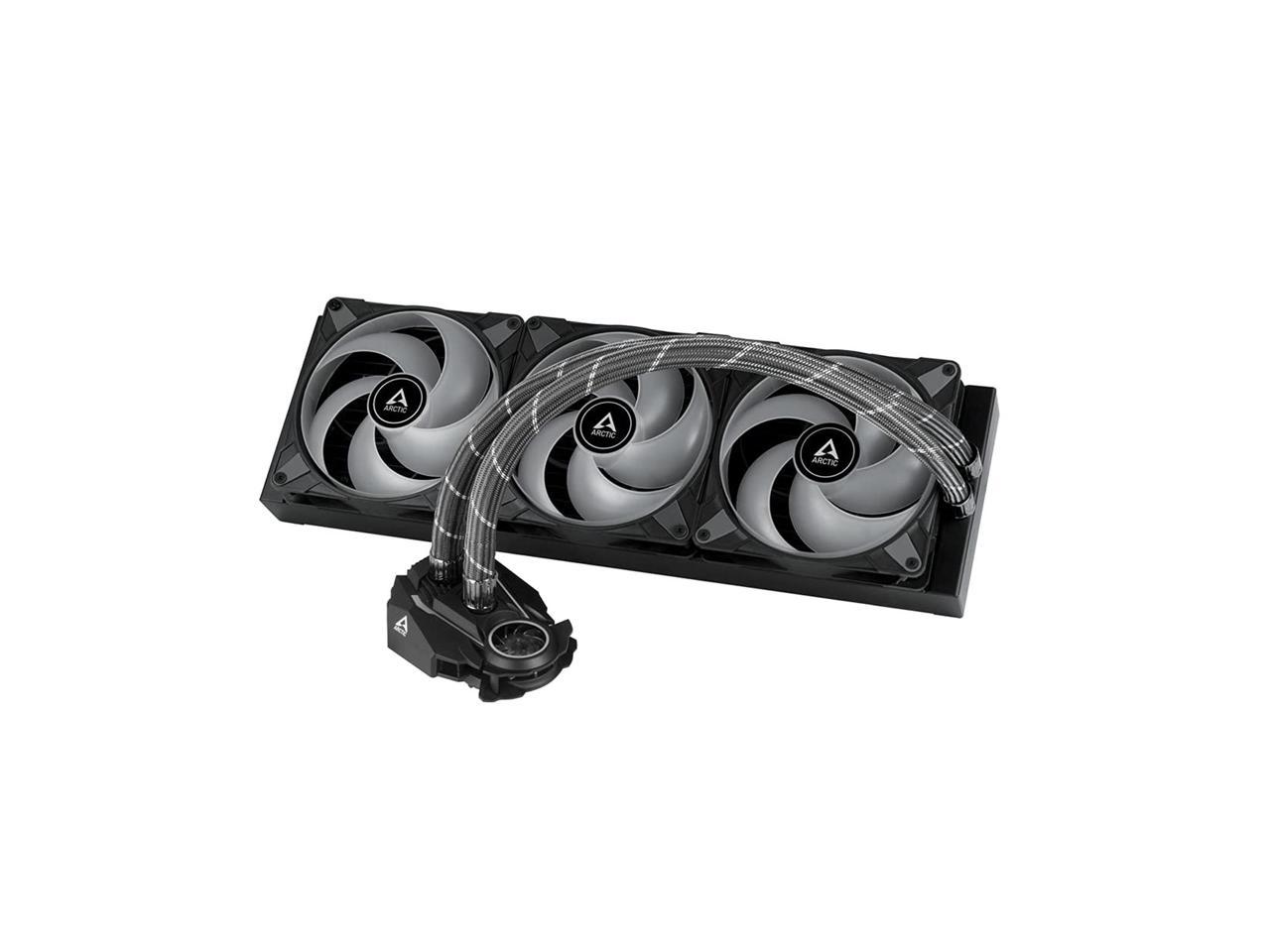 ARCTIC Liquid Freezer II 420 RGB - Multi-Compatible All-in-one CPU RGB AIO Water Cooler, Black ACFRE00110A