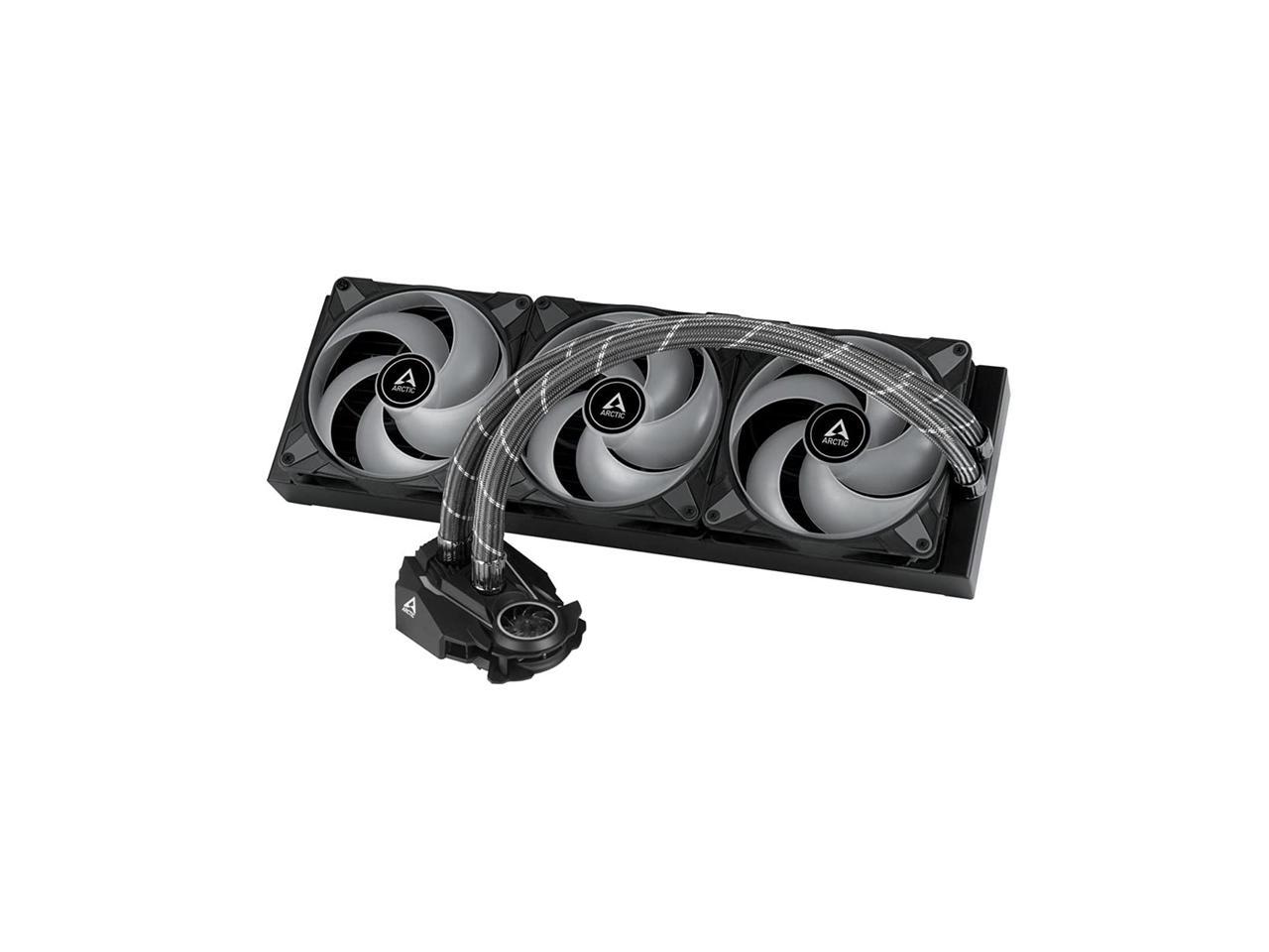 ARCTIC Liquid Freezer II 420 A-RGB Multi-Compatible All-in-one CPU AIO Water Cooler with A-RGB - Black ACFRE00109A