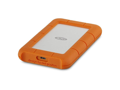LaCie Rugged USB-C and USB 3.0 2TB Portable Hard Drive - STFR2000800