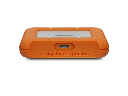LaCie Rugged USB-C and USB 3.0 2TB Portable Hard Drive - STFR2000800
