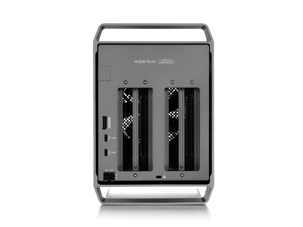 Akitio T3N2AA0002Y00U Node Duo Thunderbolt3 to X2 Half Length PCIe Expansion Box