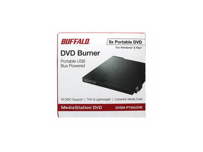 Buffalo DVSM-PT58U2VB Portable USB 2.0 DVD Writer
