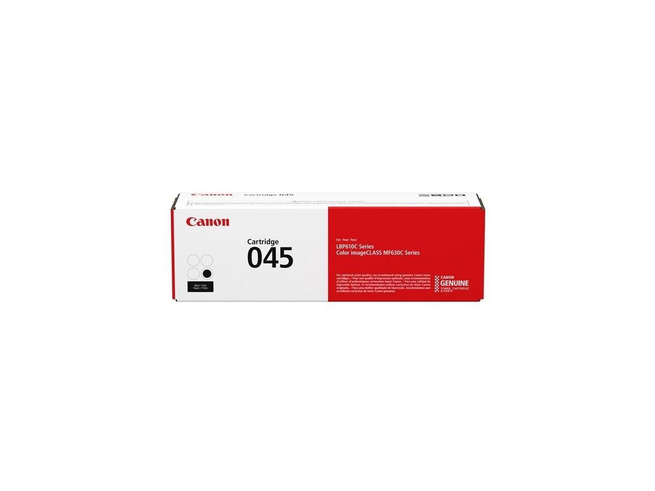 Canon 045 Original Toner Cartridge - Black - Laser - Standard Yield - 1400 Pages - 1 / Pack