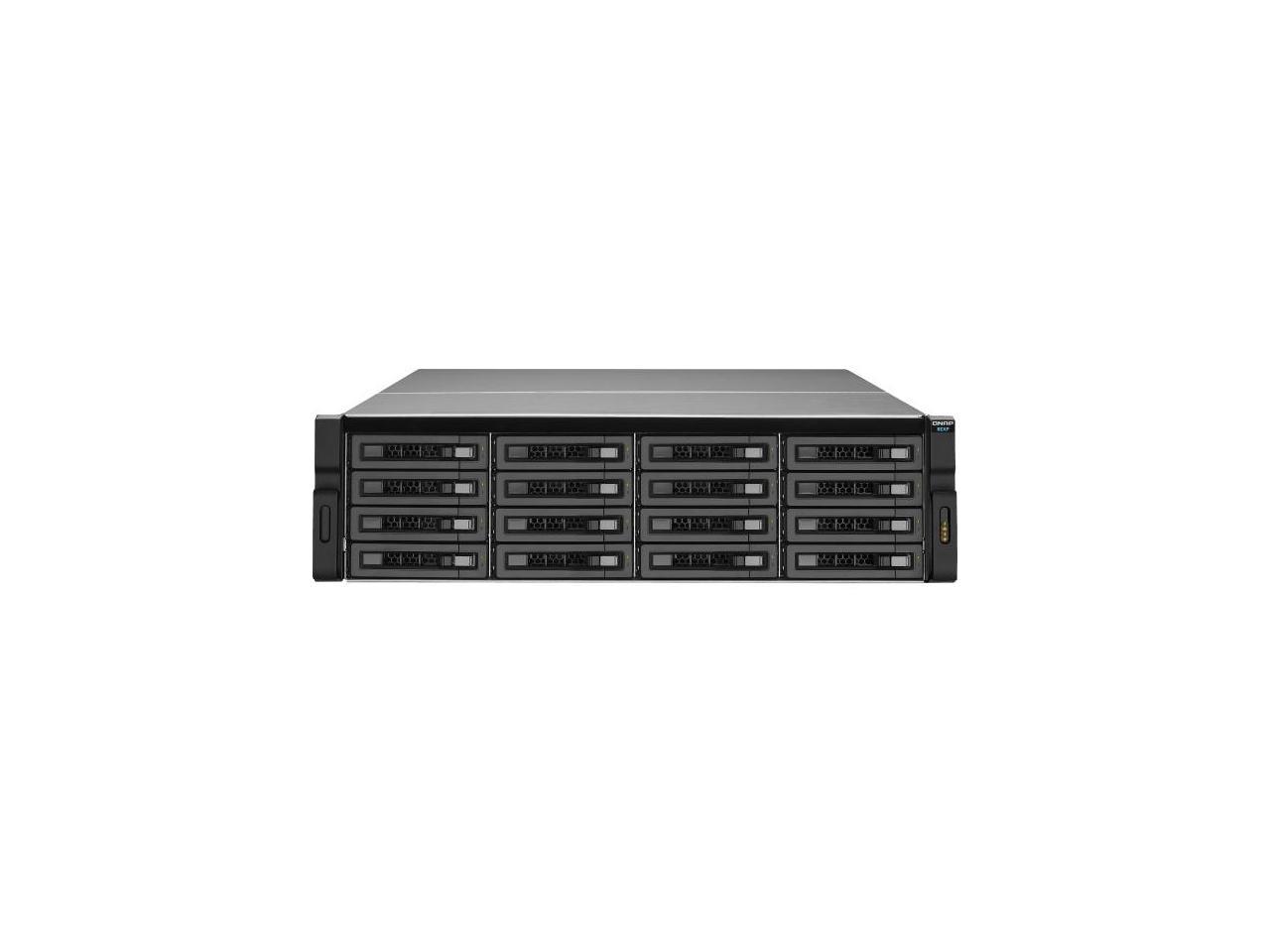 QNAP REXP-1620U-RP-US - Storage Enclosure - 16 Bays ( SATA-600 / SAS-3 ) - Rack-Mountable - 3U