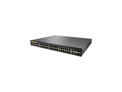 Cisco - SF350-48MP-K9-NA - Cisco SF350-48MP 48-Port 10 100 PoE Managed Switch - 48 Ports - Manageable - 3 Layer