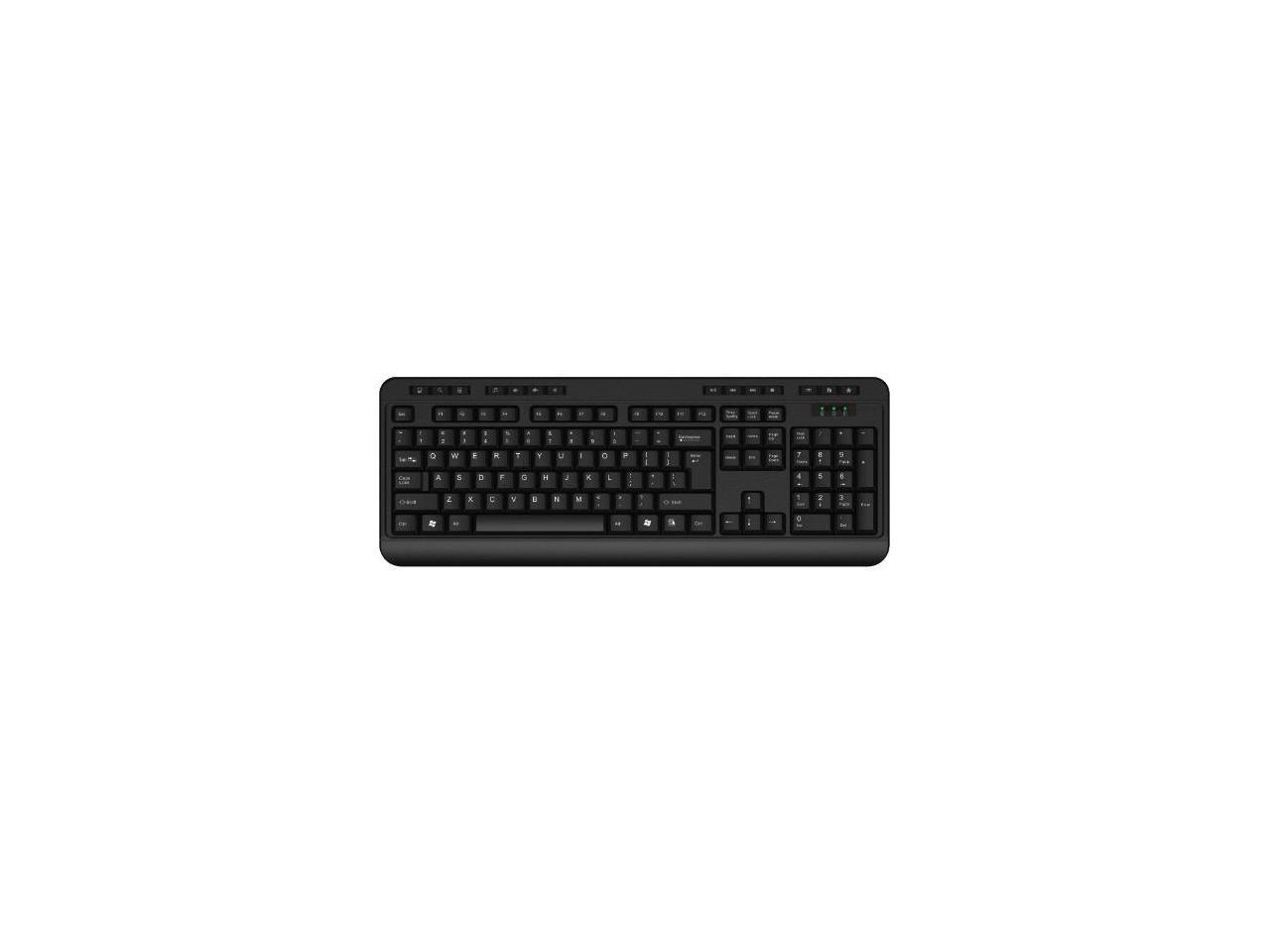 DESKTOP MULTIMEDIA PS/2 BLACK KEYBOARD