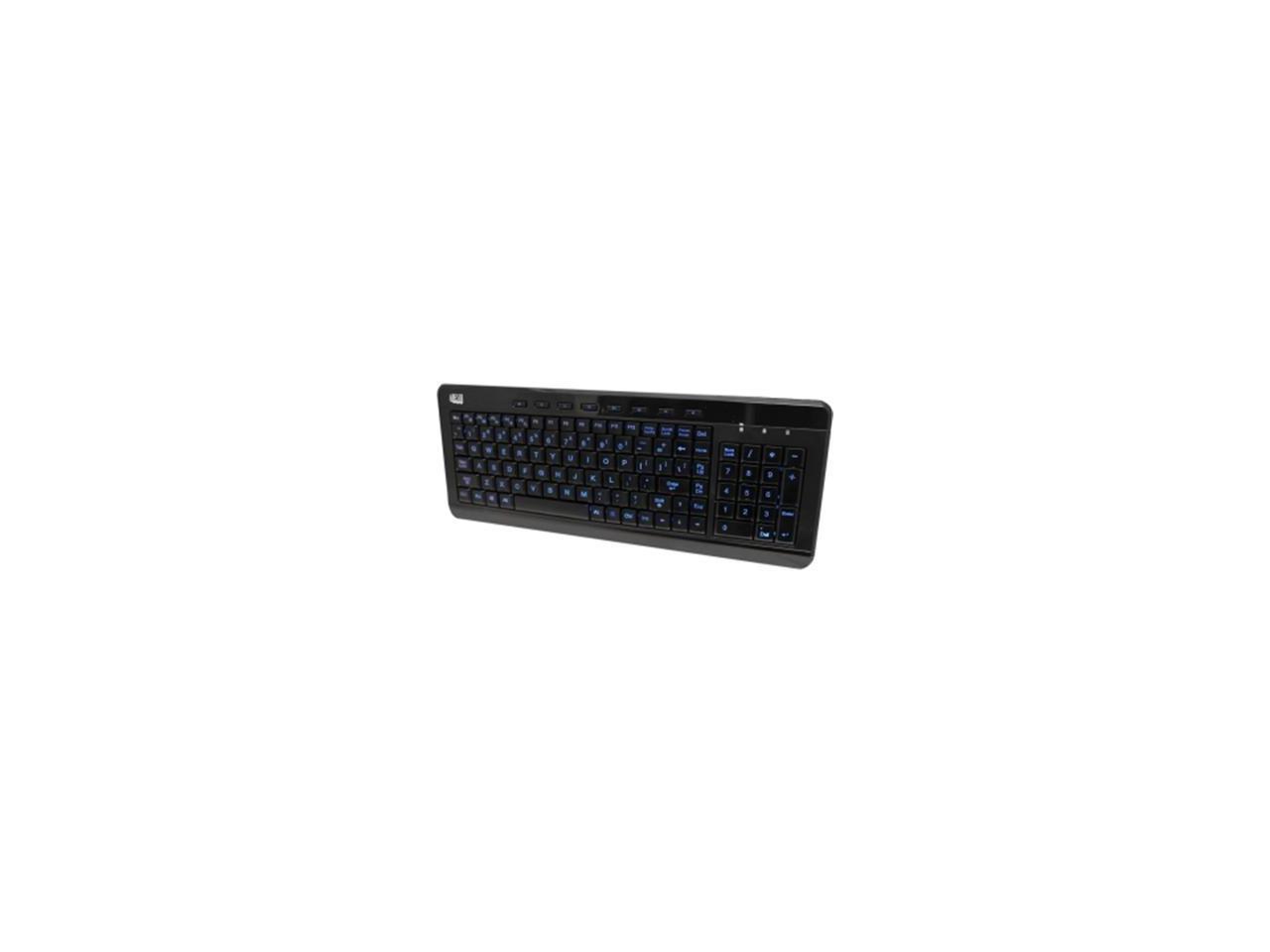 Adesso 3color Illum Compact Kyb Usb - AKB-120EB