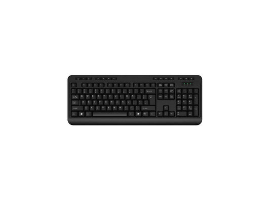 DESKTOP MULTIMEDIA PS/2 BLACK KEYBOARD - AKB-132PB