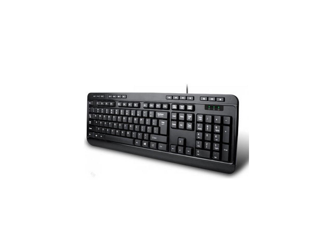 DESKTOP MULTIMEDIA USB BLACK KEYBOARD - AKB-132UB