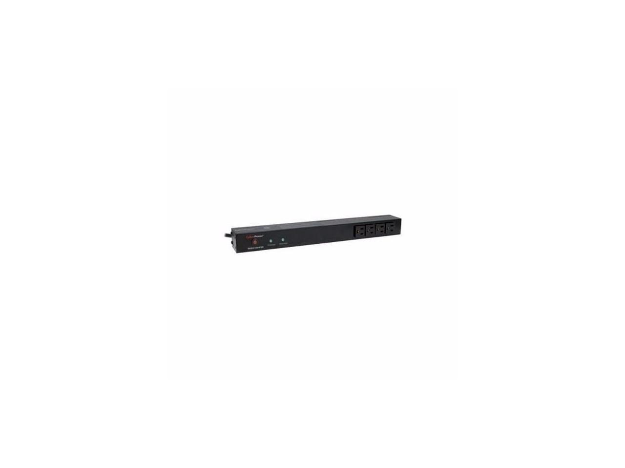 Cyberpower Rackbar Surge Protection Rkbs15s4f8r Zero-u/1u - Surge Suppressor - RKBS15S4F8R