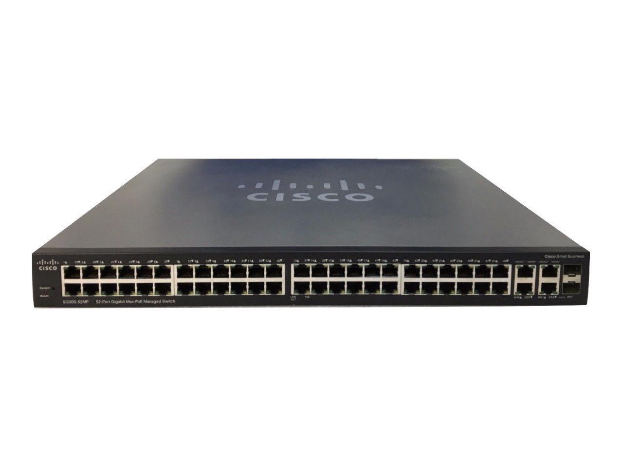 Cisco SG300-52MP-K9-NA SG300 52 Port Gigabit Max PoE