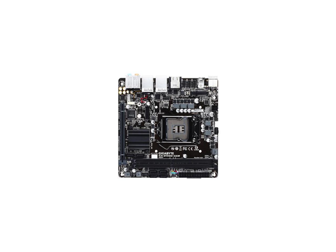 Gigabyte Ultra Durable GA-B150N-GSM Desktop Motherboard - Intel B150 Chipset - Socket H4 LGA-1151