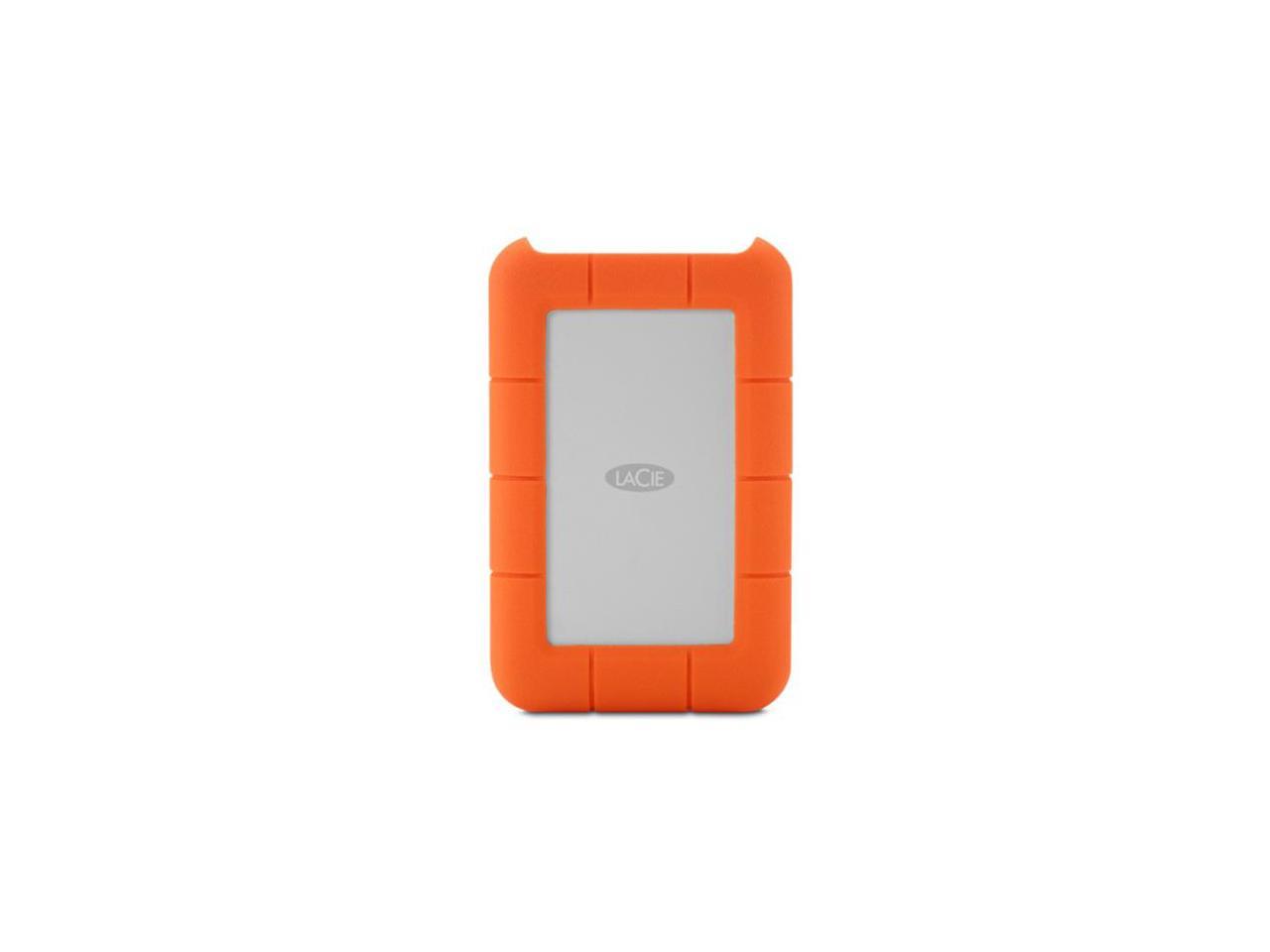 Lacie STEV1000400 1TB Rugged USB3 & Thunderbolt (integrated T.Bolt cable); new packaging