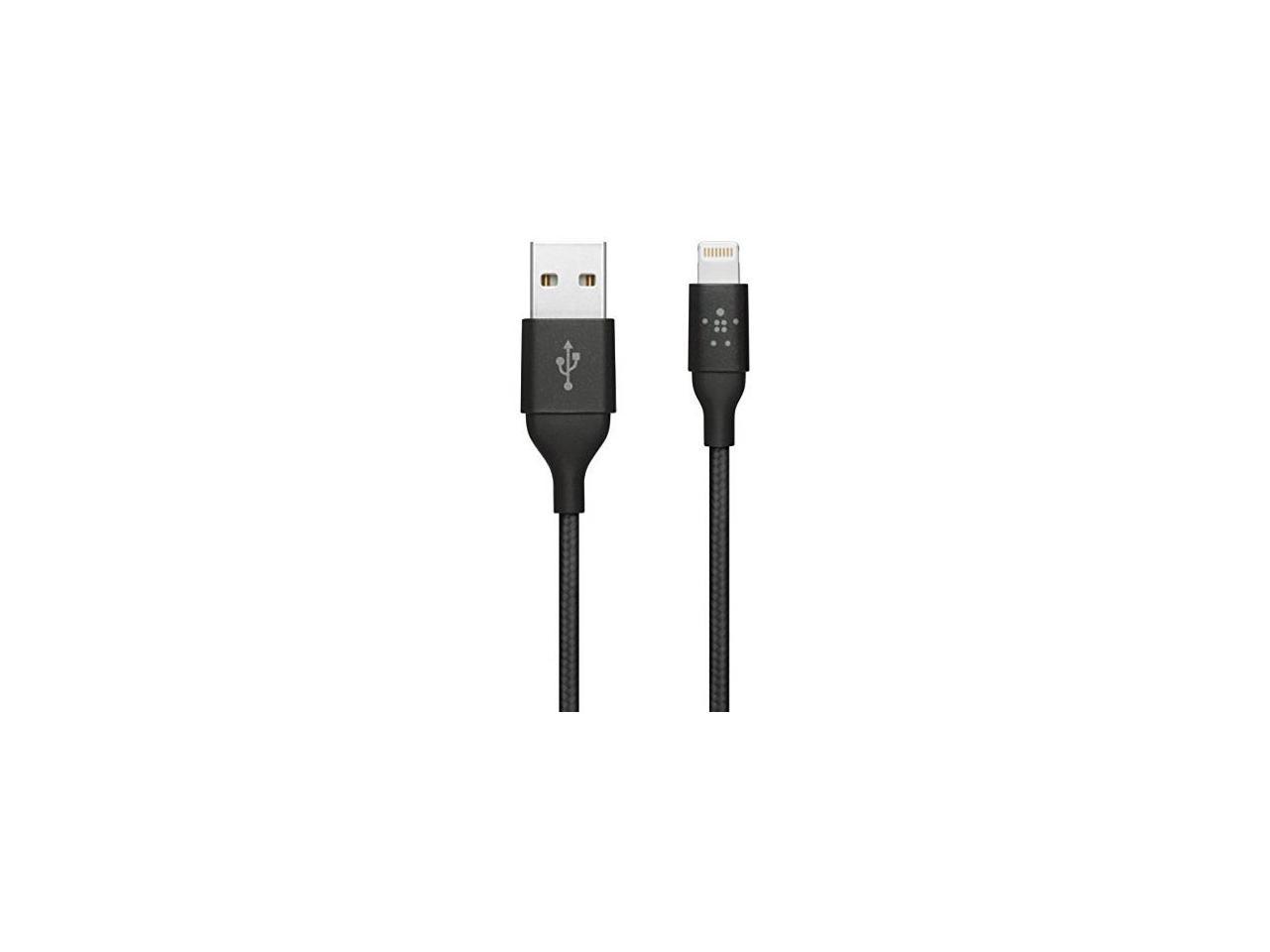 BELKIN F8J188bt03-BLK Black Sync / Charge Lightning Cable, 2.4A