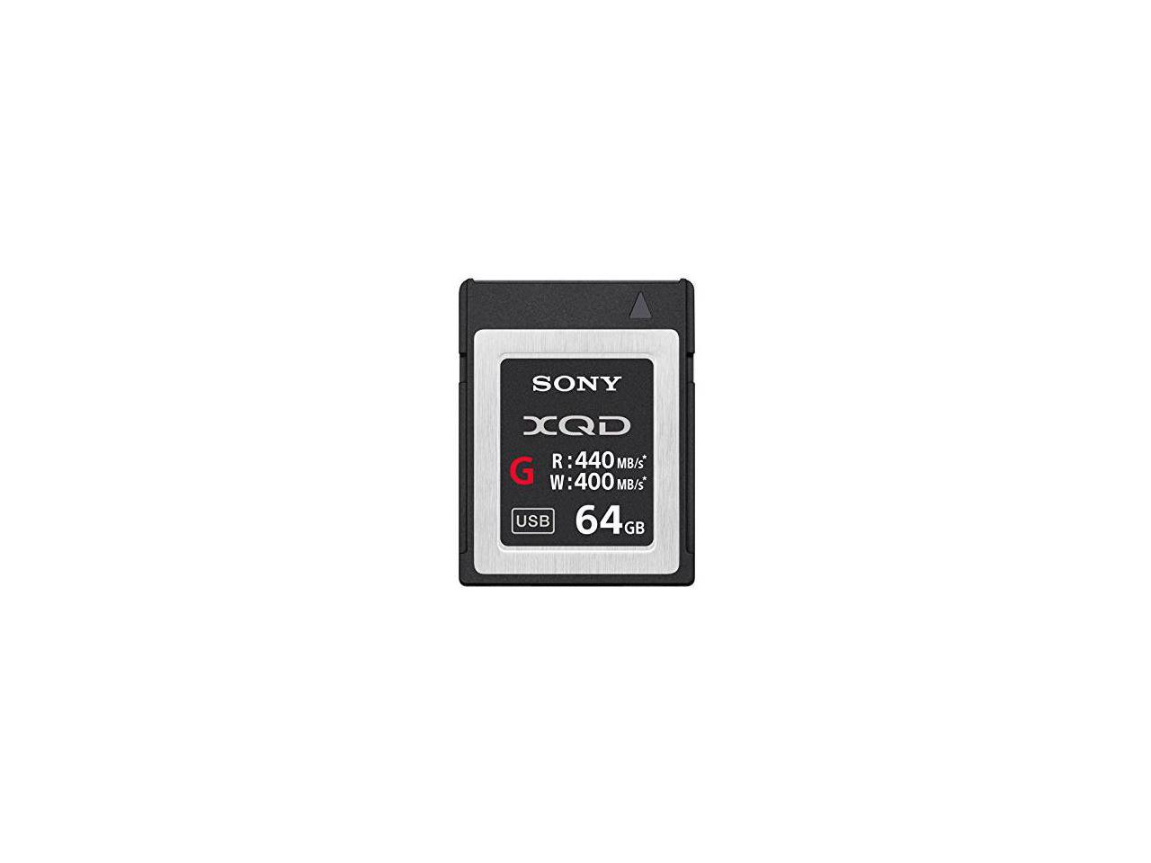 Sony G Series 64GB XQD Memory Card, 400MB/s Write Speed, 440MB/s Read Speed