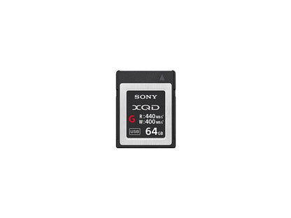 Sony G Series 64GB XQD Memory Card, 400MB/s Write Speed, 440MB/s Read Speed