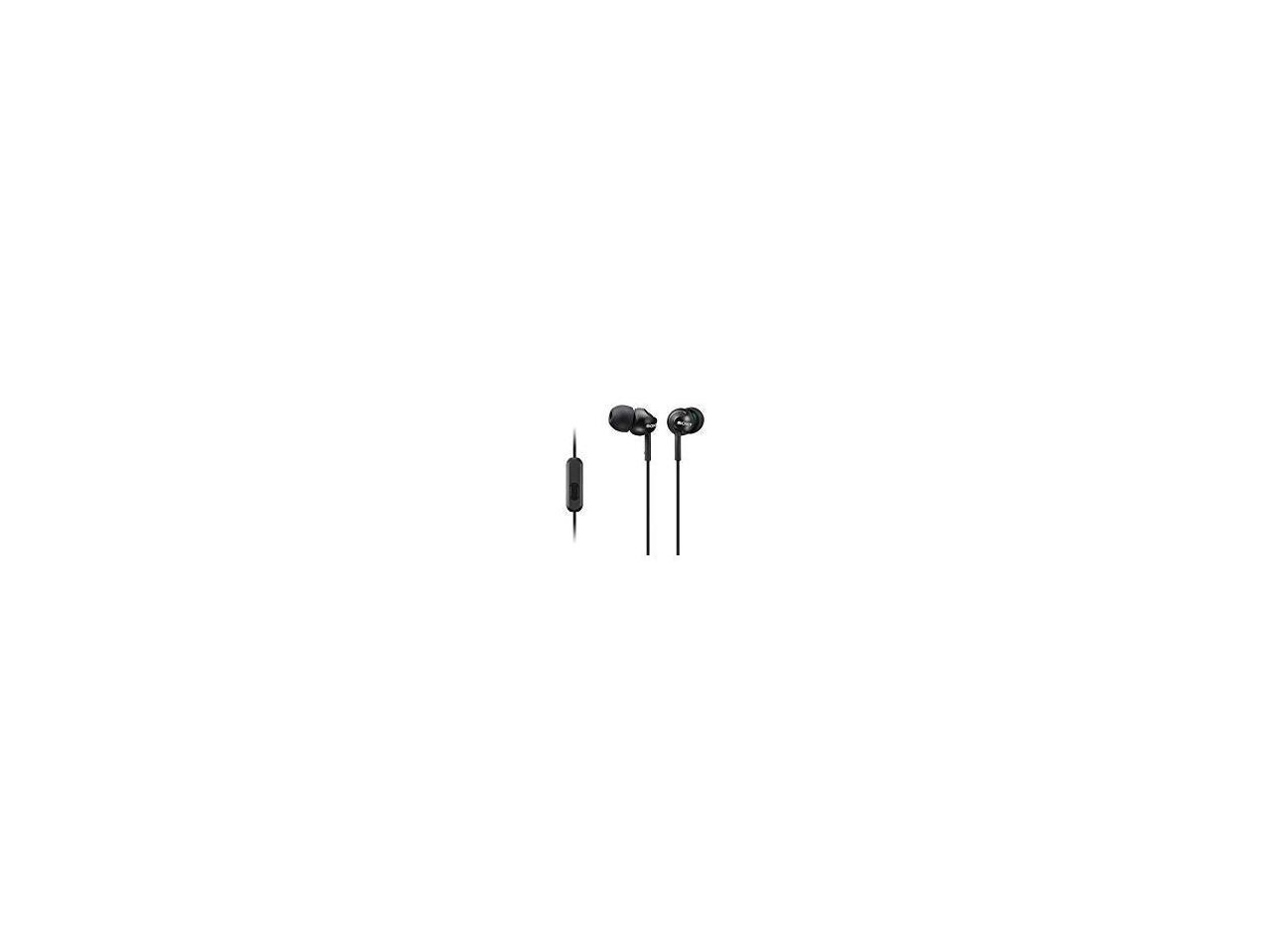 Sony Mdrex110ap/b Ex Monitor In-ear Headphones With Microphone (black)