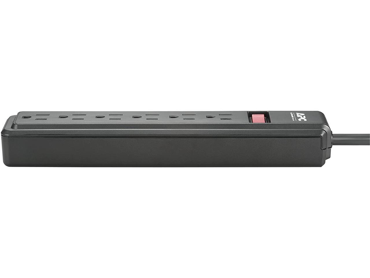 APC PZ62B Power Strip 6 Outlets 2.0 Feet Cord 120V - Black