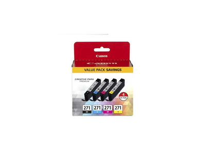 Canon CLI-271 Ink Cartridge - Combo Pack - Black/Cyan/Magenta/Yellow