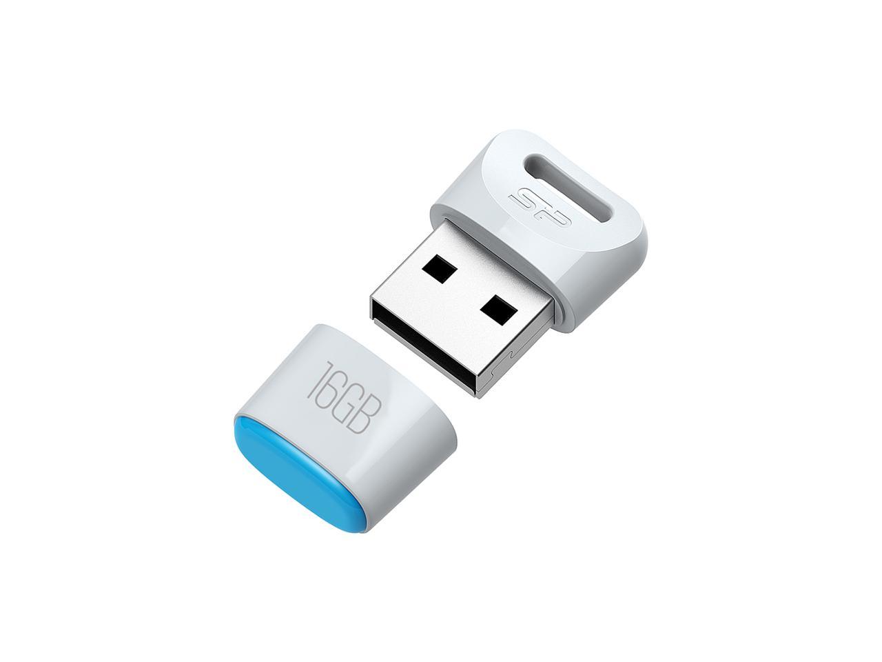 Silicon Power Touch T06 16GB USB 2.0 Flash Drive White