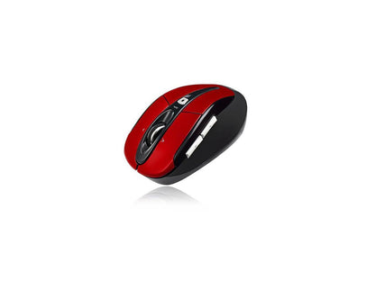 ADESSO iMouse S60R Red 6 Buttons Tilt Wheel USB RF Wireless Optical 1600 dpi Mouse