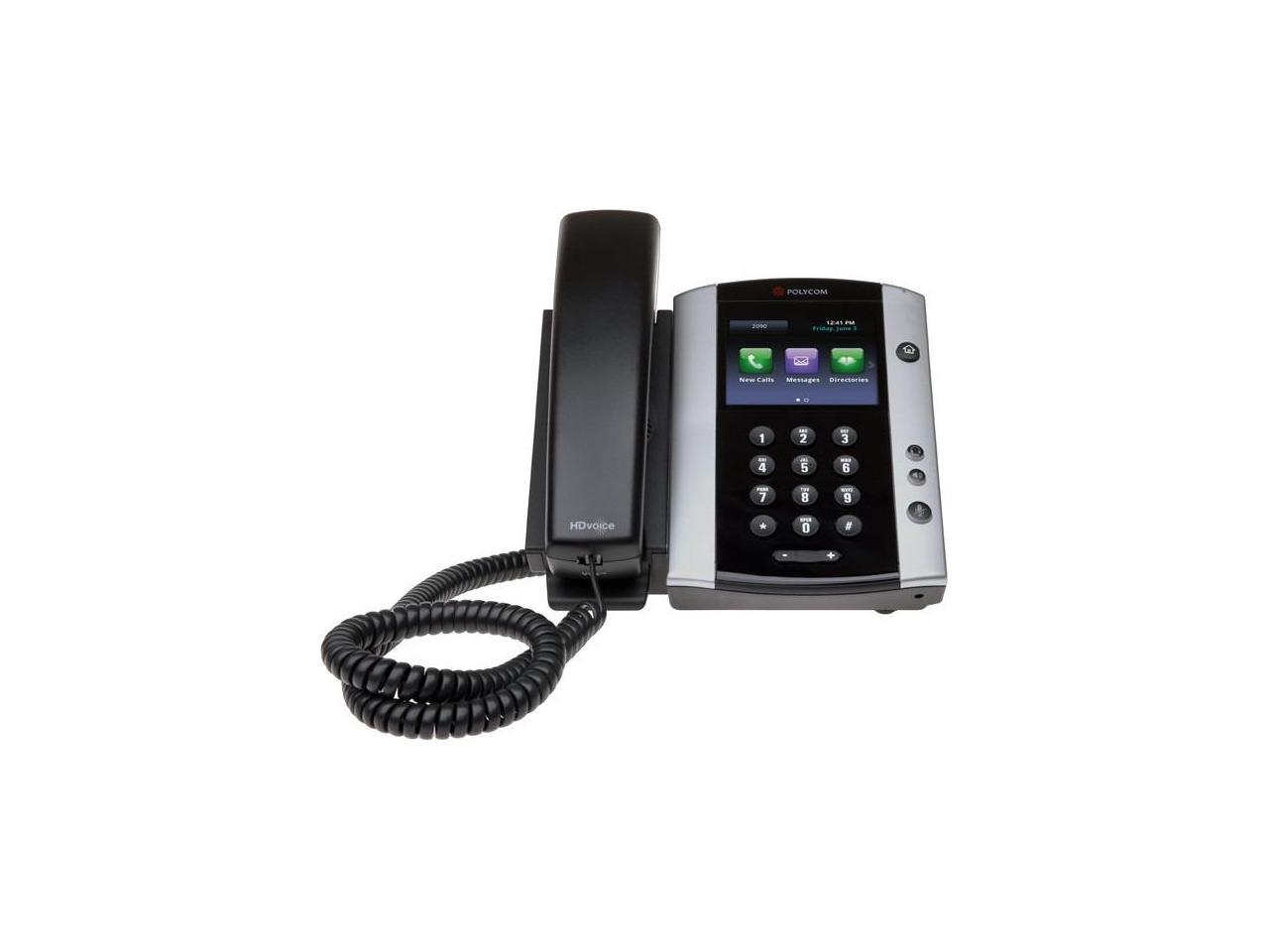 Polycom 2200-48500-025 VVX 501 12-Line Business Media VoIP Conference Phone
