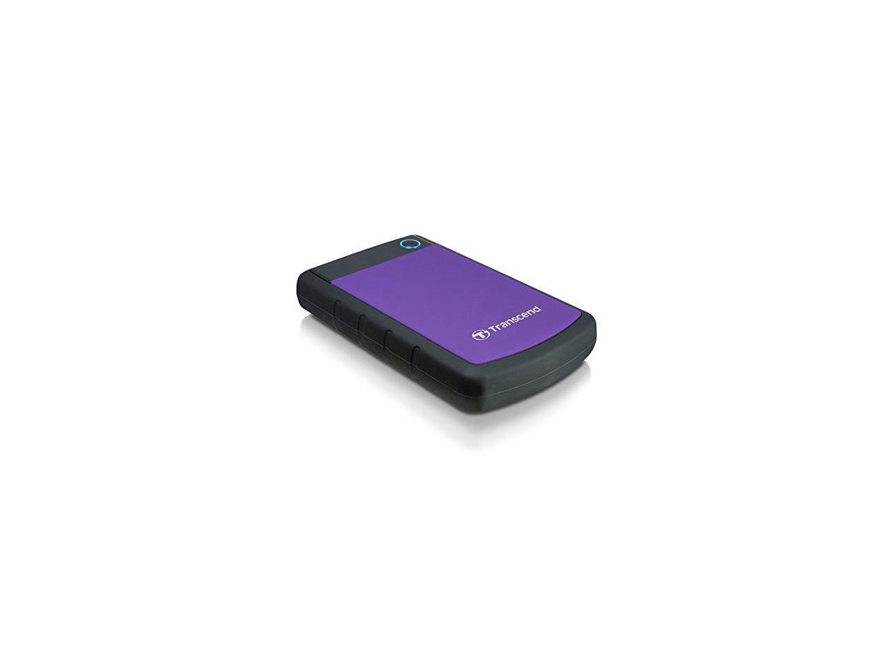 Transcend StoreJet 25H3 4 TB Portable Hard Drive - 2.5" External - SATA - Purple - USB 3.0 - - 3
