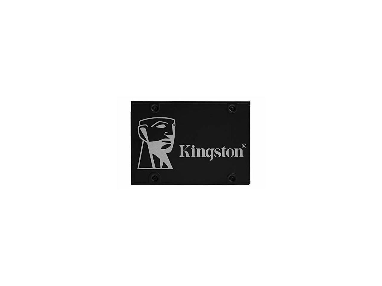 Kingston KC600 - Solid state drive - encrypted - 2 TB - internal - 2.5" - SATA 6Gb/s - 256-bit AES-XTS - Self-Encrypting