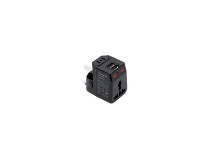Targus World Travel Power Adapter with Dual USB Charging Ports - APK032US