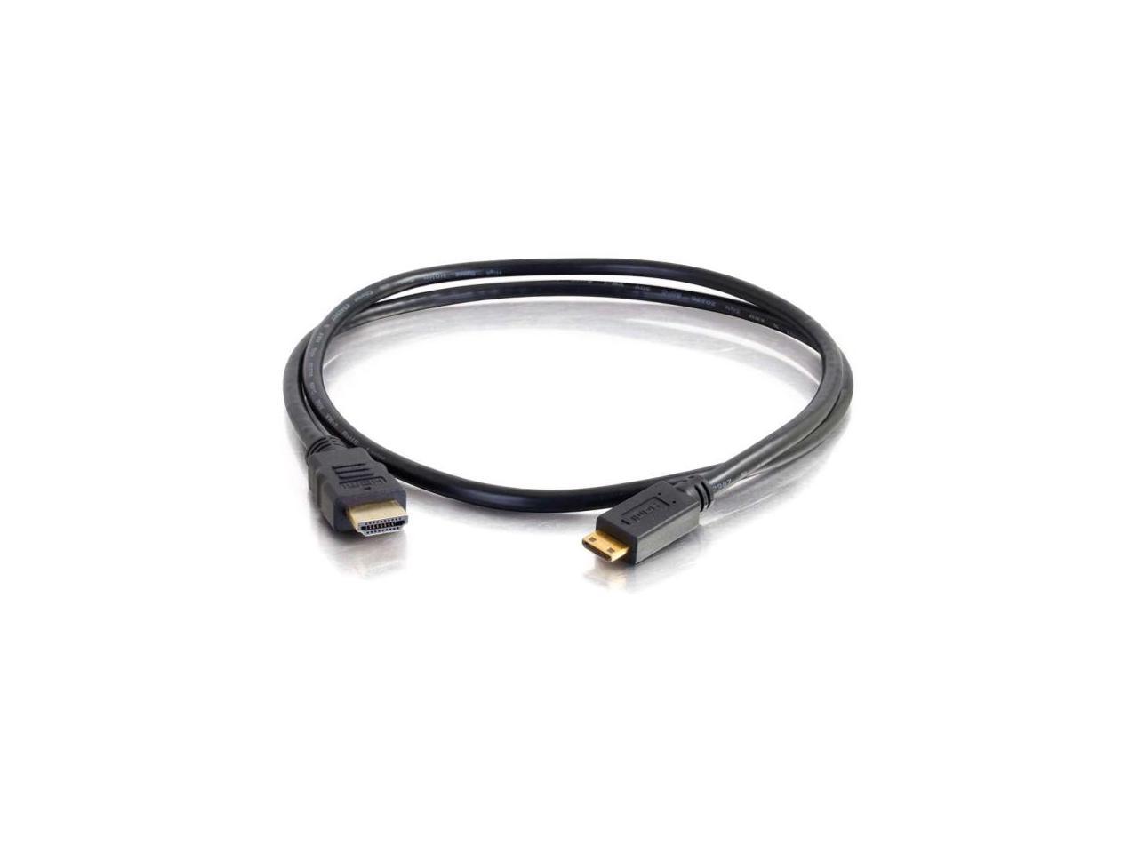 C2G 50620 4K UHD High Speed HDMI to Mini HDMI Cable (60Hz) with Ethernet for 4K Devices, Black (10 Feet, 3.04 Meters)