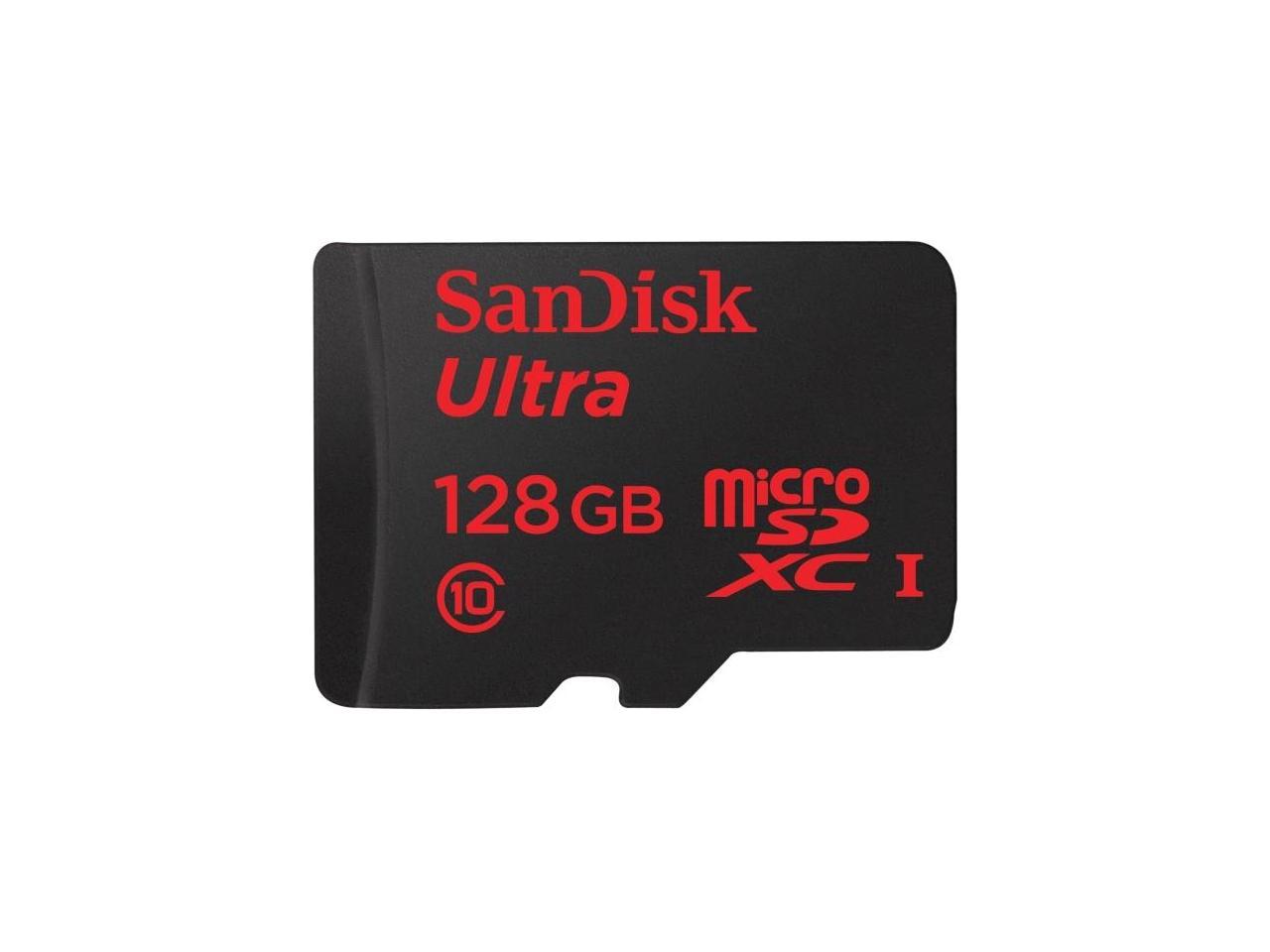 SanDisk Ultra 128GB Secure Digital Extended Capacity (SDXC) Memory (Flash Memory) Model SDSDUNC-128G-AN6IN