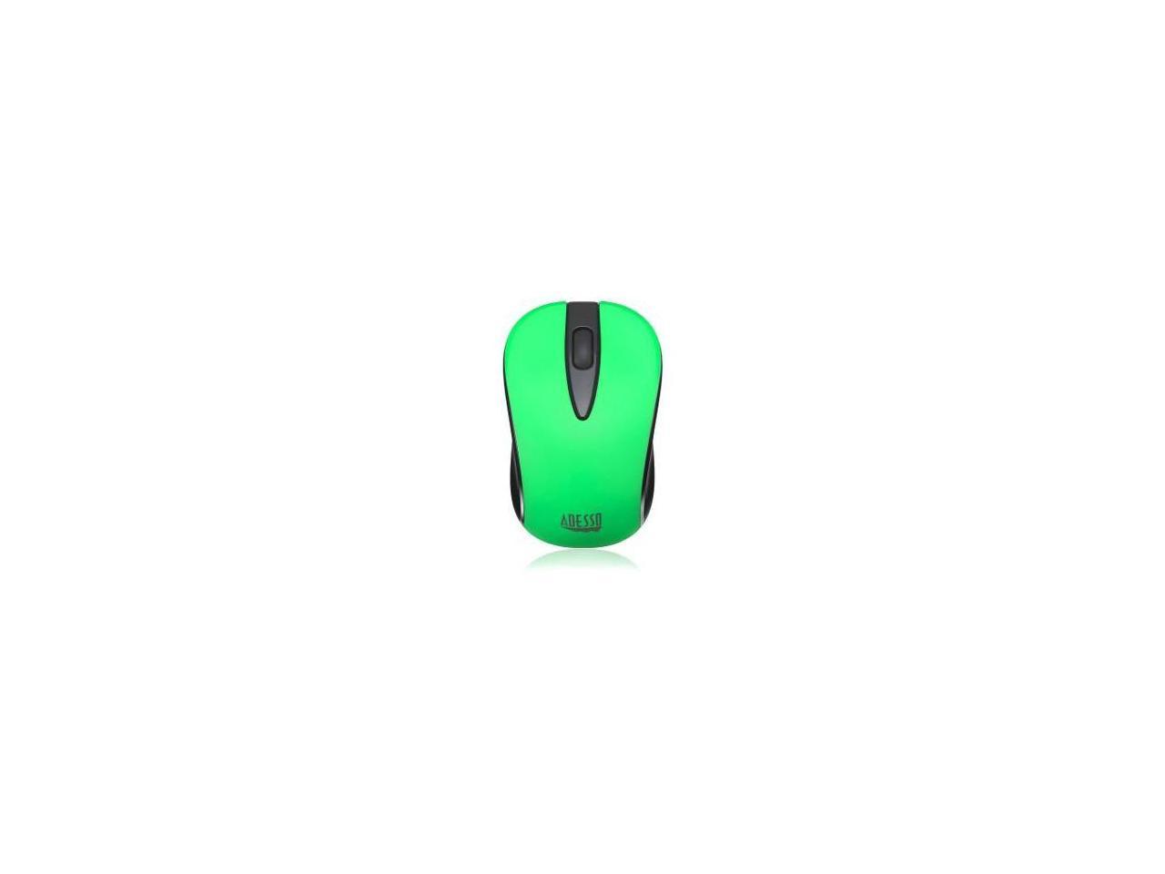 ADESSO IMOUSES70G ADESSO GREEN NEON COLOR 2.4GHZ WIRELESS OPTICAL MINI MOUSE