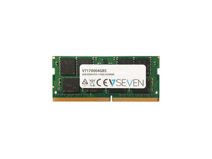 V7 MEMORY V7170004GBS 4GB DDR4 PC4-17000 260PIN CL15