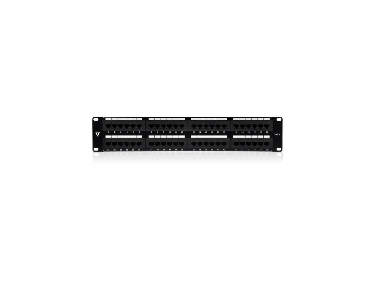 48PORT CAT6 PATCH PANEL 2U