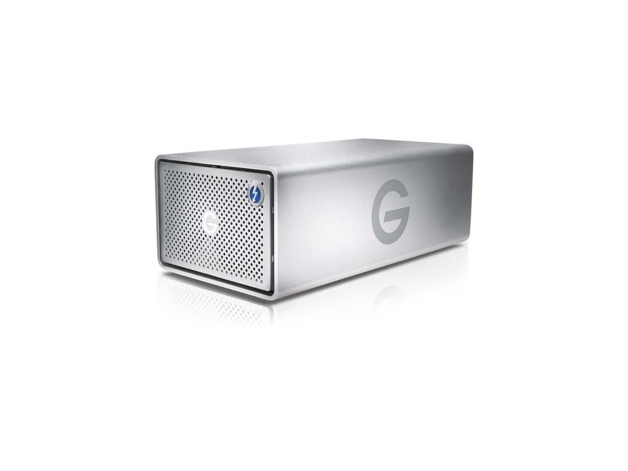 Thermal Grizzly G-RAID 20TB 2 x Thunderbolt 2, 1 x USB 3.0 Removable Dual-Drive Storage System 0G05012 Silver