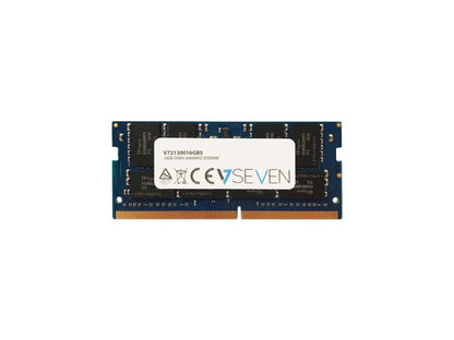 V7 - V72130016GBS - V7 16GB DDR4 PC4-21300 - 2666MHZ 1.2V SO DIMM Notebook Memory Module - V72130016GBS - 16 GB -