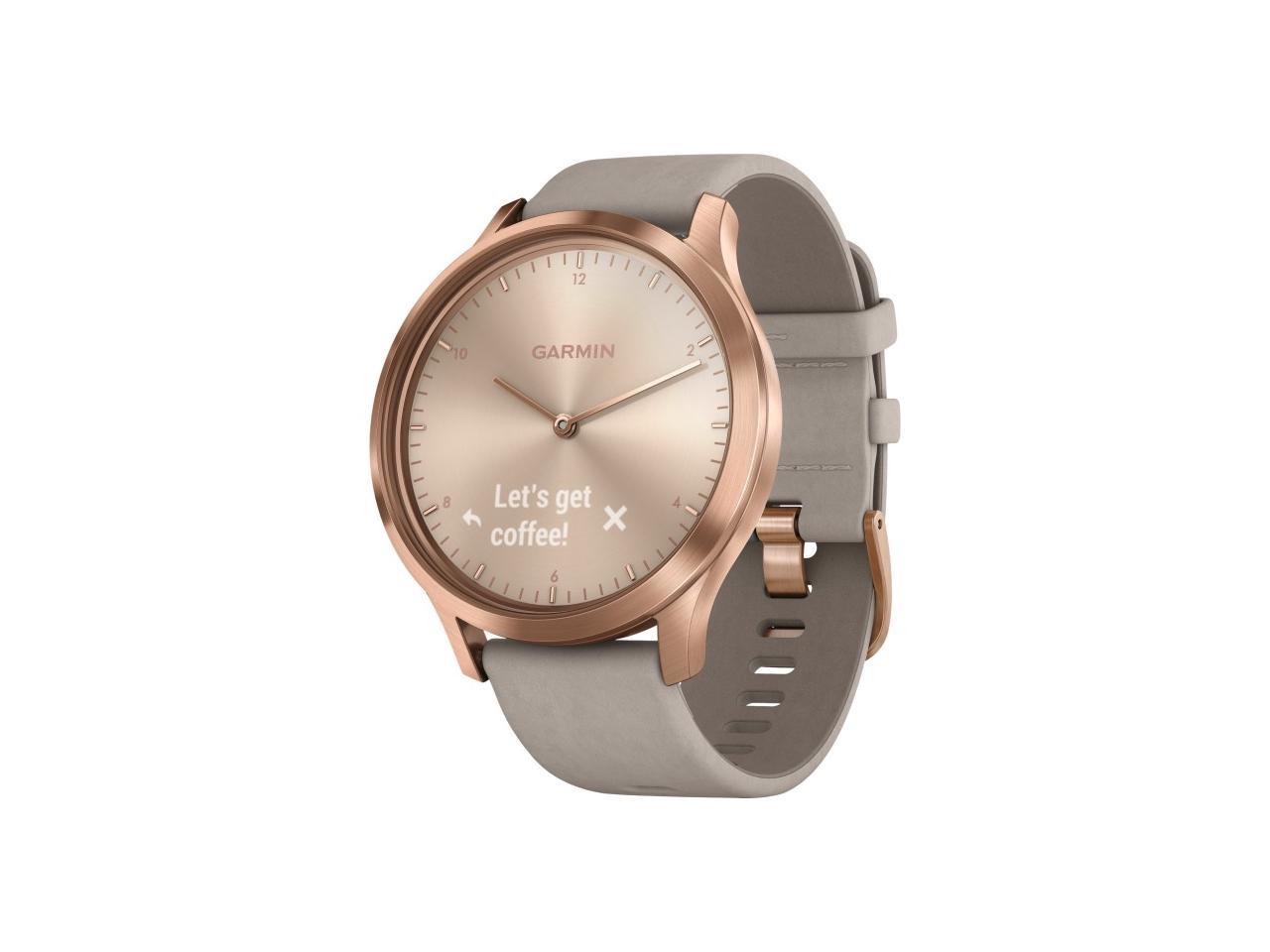 GARMIN USA 010-01850-19 vivomove HR Premi RoseGold Gry