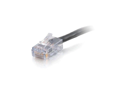 C2G 15301 50FT CAT6 550MHZ ASSEMBLED PLENUM PATCH CABLE - BLACK