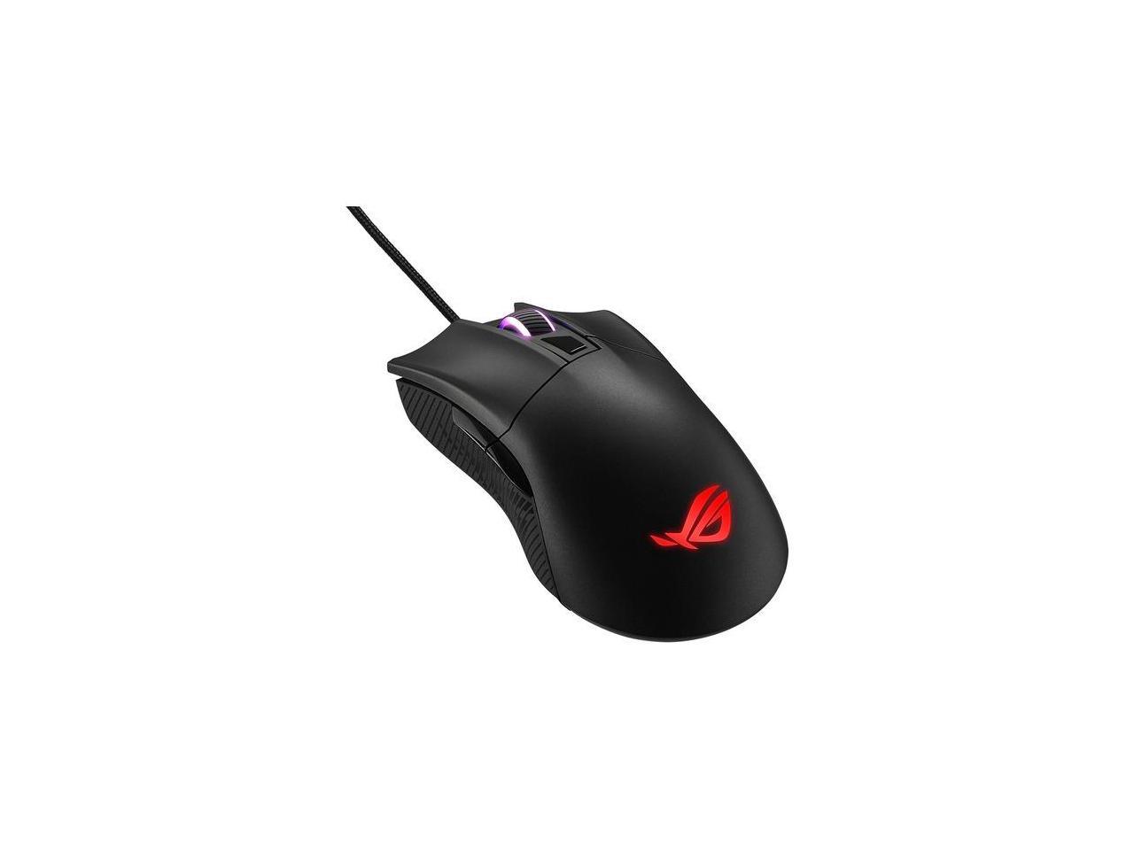 ASUS ROG GLADIUS II CORE 90MP01D0-B0UA00 Black 1 x Wheel USB Wired Optical 6200 dpi Gaming Mouse