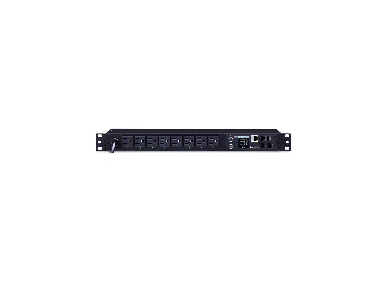 CYBERPOWER SYSTEMS USA PDU31001 MONITORED PDU 15A SNMP 5-15P