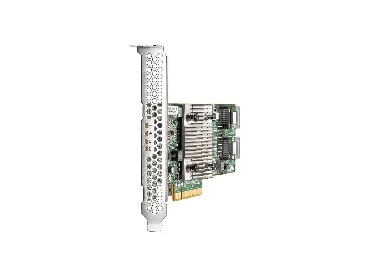 HP Storage controller - 8 Channel HP H240 12Gb 1-port Int Smart Host Bus Adapter - 12Gb/s SAS - PCI Express 3.0 x8 - Plug-in Card - RAID Supported - 0, 1, 5 RAID Level - 2 Total SAS Port(s)