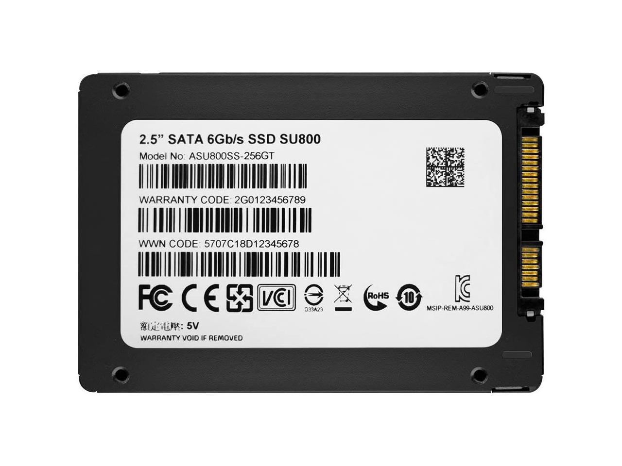 ADATA Ultimate Series: SU800 256GB Internal SATA Solid State Drive