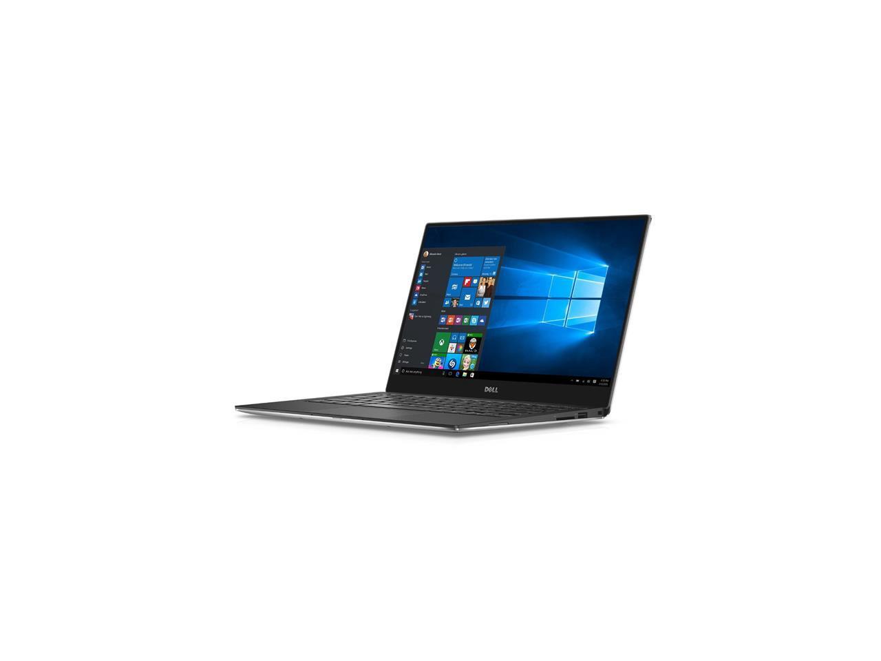 Dell XPS 13.3" Quad HD+ InfinityEdge Touch Notebook Computer, Intel Core i7-7500U 2.7GHz, 8GB RAM, 256GB SSD, Windows 10 Home, Silver