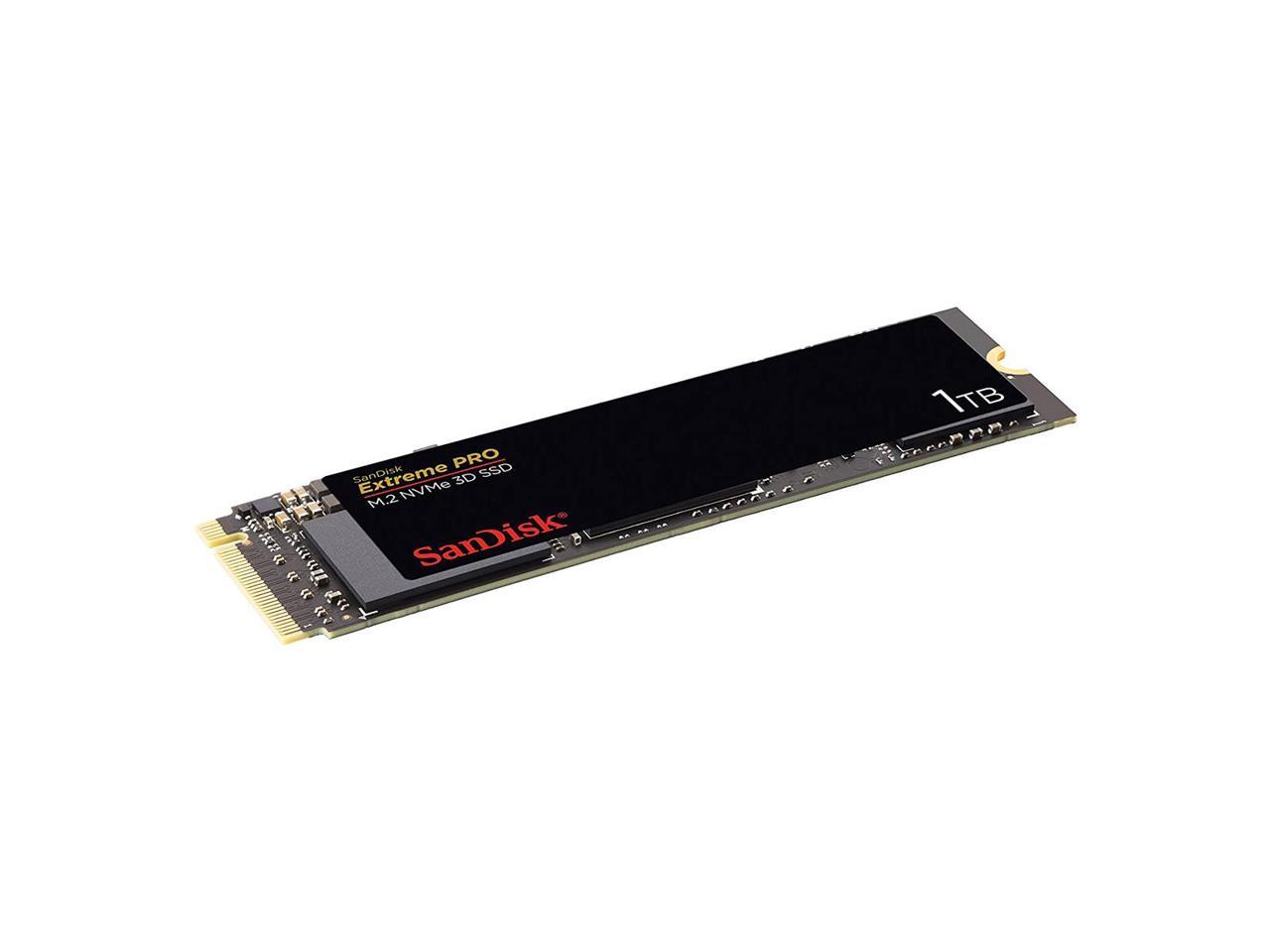 SanDisk Extreme PRO M.2 PCIe NVMe 3D 1TB Internal Solid State Drive (SDSSDXPM2-1T00-G25)