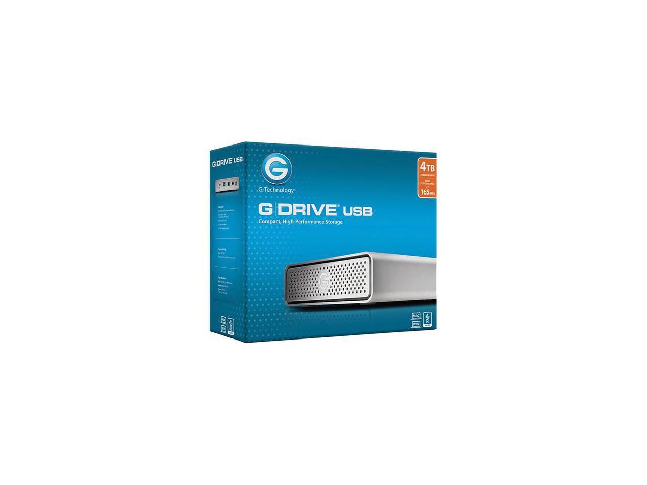 Thermal Grizzly G-DRIVE USB 4TB USB 3.0 Desktop External Hard Drive 0G03594 Silver