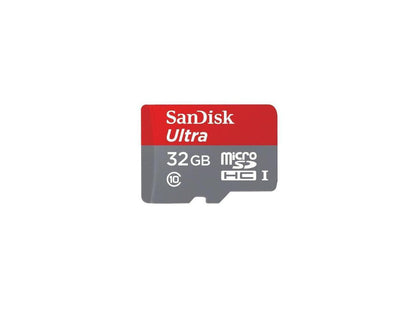 SanDisk Ultra 32GB microSDHC Memory Card with SD Adapter Model SDSQUNC-032G-AN6IA